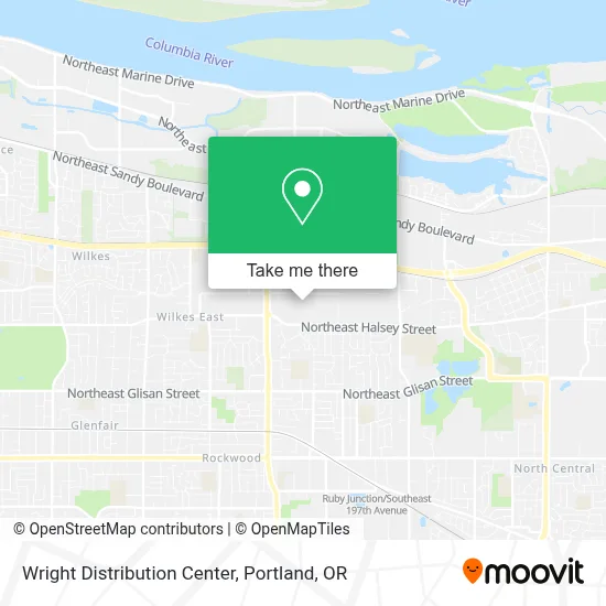 Wright Distribution Center map