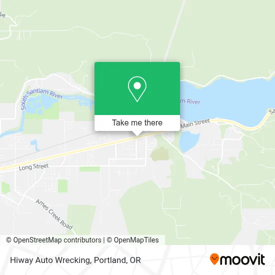 Hiway Auto Wrecking map