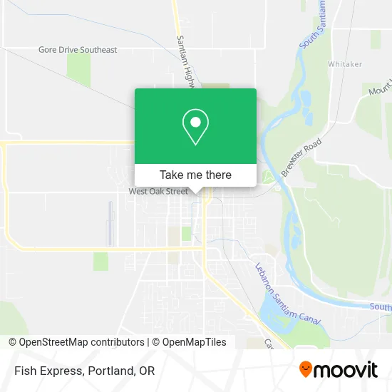 Fish Express map