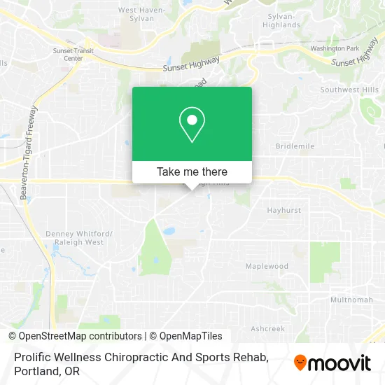 Prolific Wellness Chiropractic And Sports Rehab map