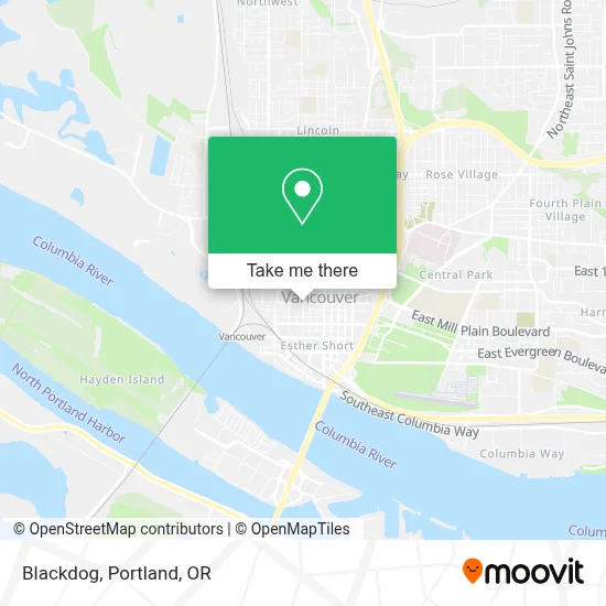 Blackdog map