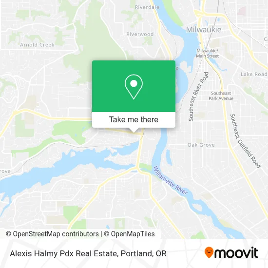 Alexis Halmy Pdx Real Estate map