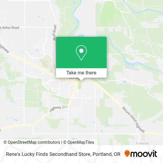 Rene's Lucky Finds Secondhand Store map