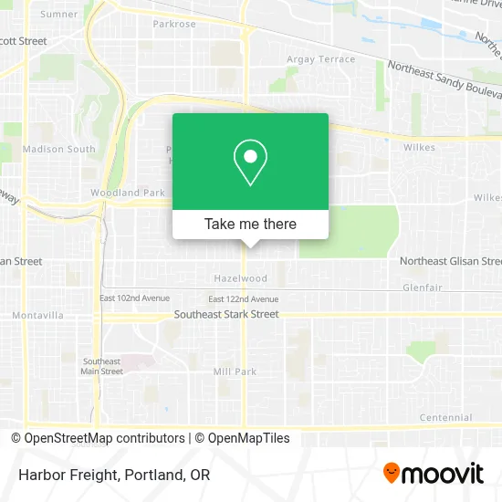 Harbor Freight map
