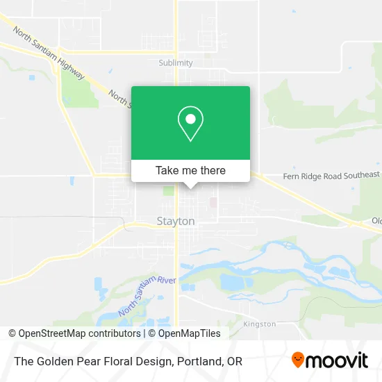 The Golden Pear Floral Design map