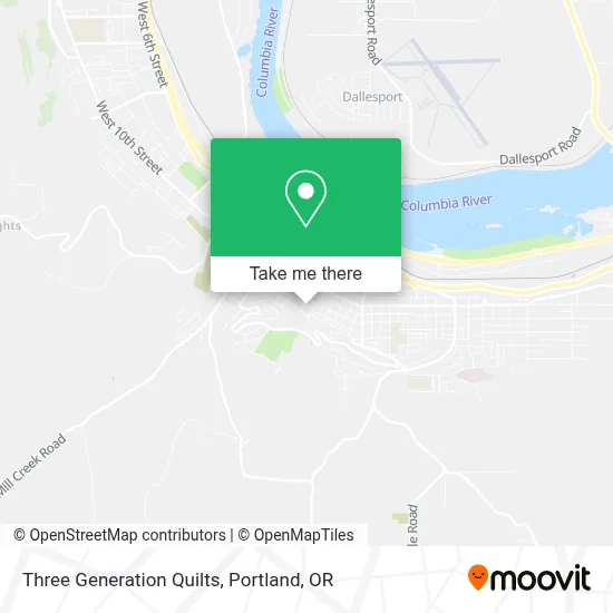 Three Generation Quilts map