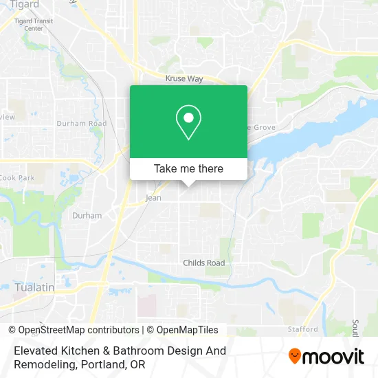 Elevated Kitchen & Bathroom Design And Remodeling map