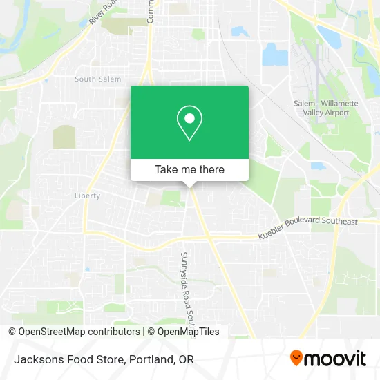 Jacksons Food Store map