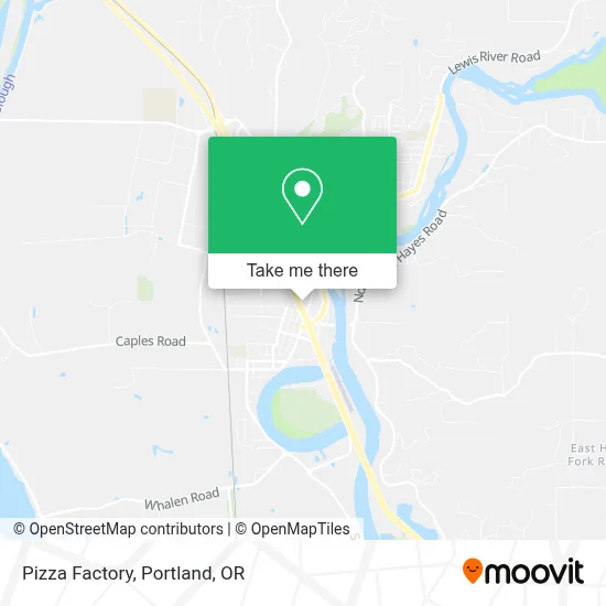 Pizza Factory map