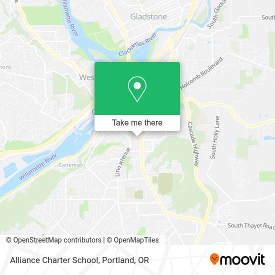 Alliance Charter School map