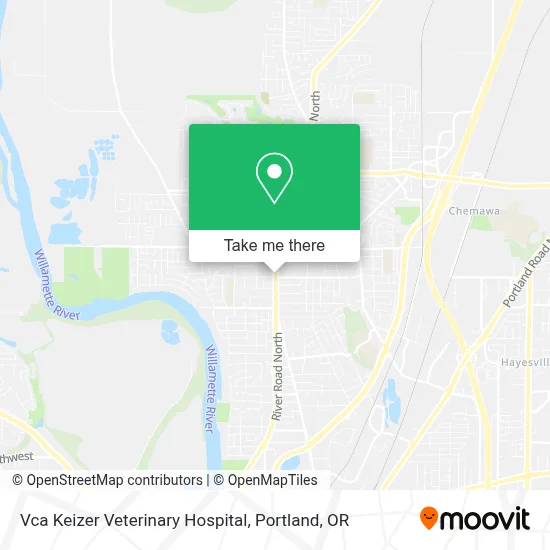 Vca Keizer Veterinary Hospital map