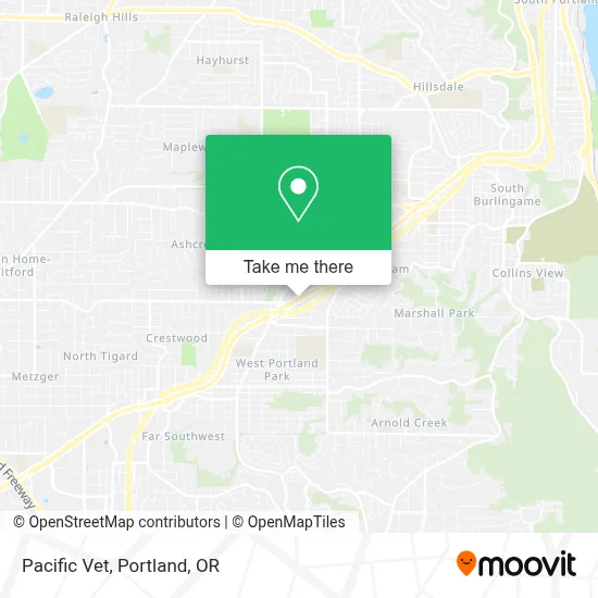 Pacific Vet map