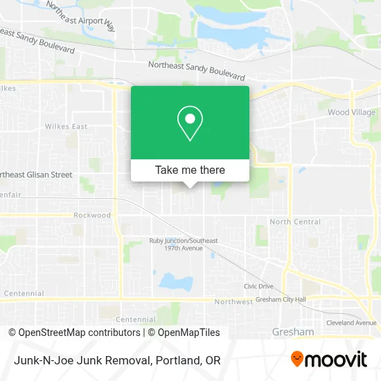 Junk-N-Joe Junk Removal map