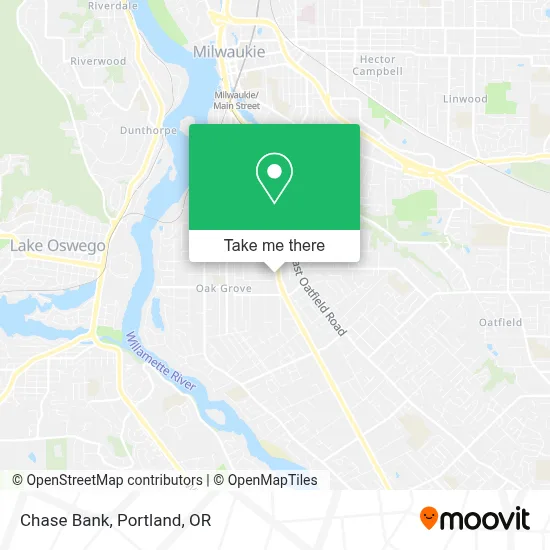 Chase Bank map