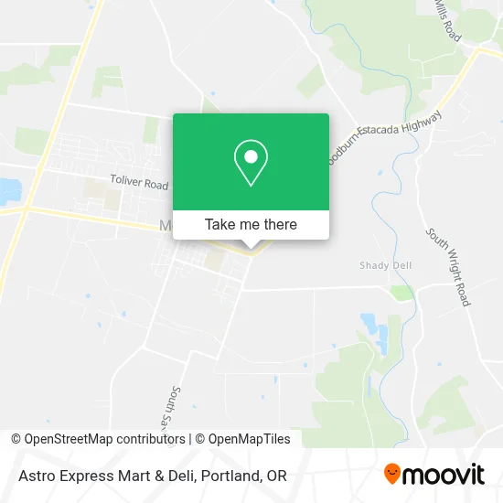 Astro Express Mart & Deli map