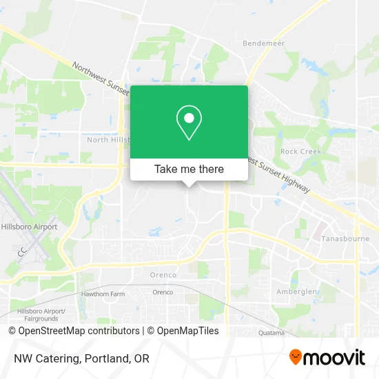 NW Catering map