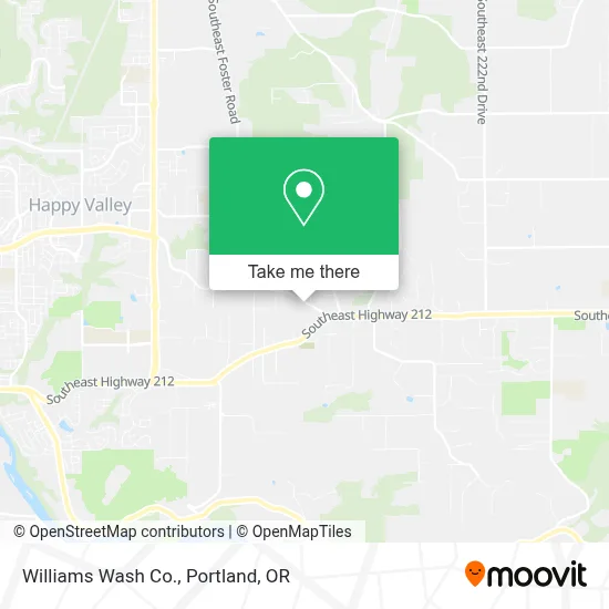Williams Wash Co. map