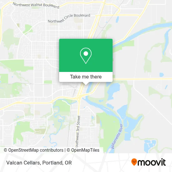 Valcan Cellars map