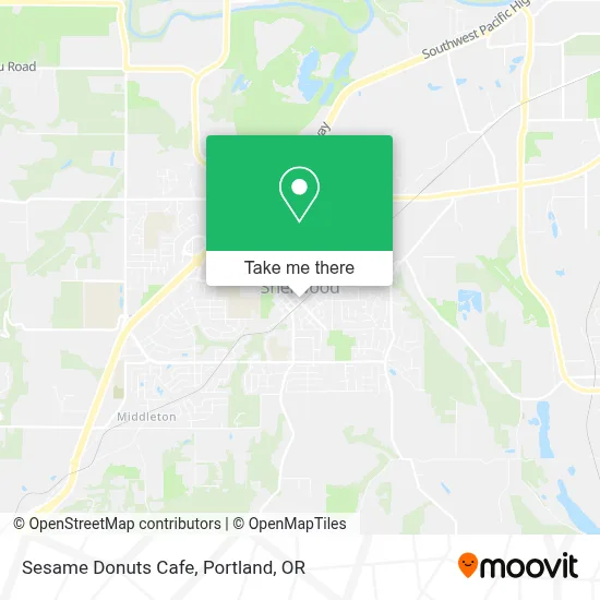 Sesame Donuts Cafe map