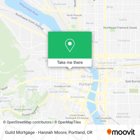 Guild Mortgage - Hannah Moore map