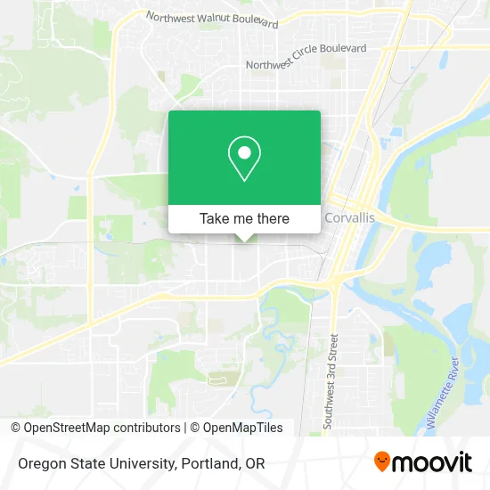 Oregon State University map