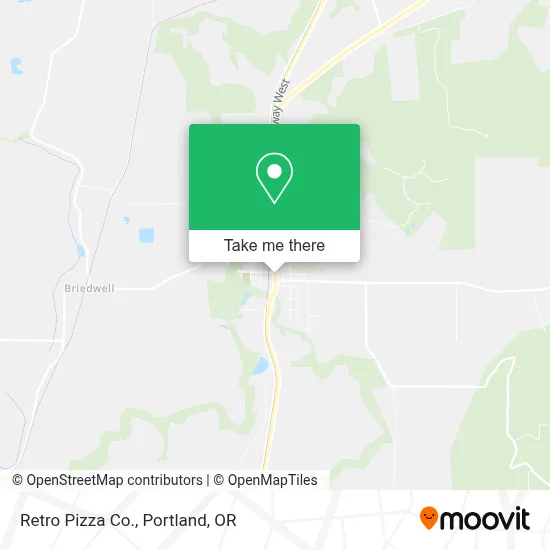 Retro Pizza Co. map