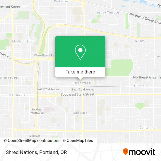 Shred Nations map