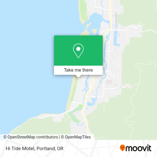 Hi Tide Motel map