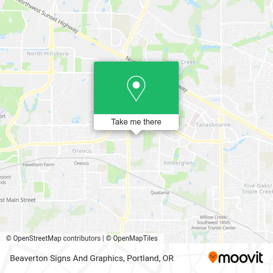 Beaverton Signs And Graphics map