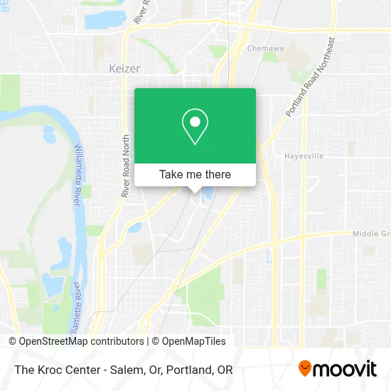 The Kroc Center - Salem, Or map