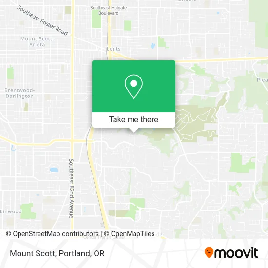 Mount Scott map
