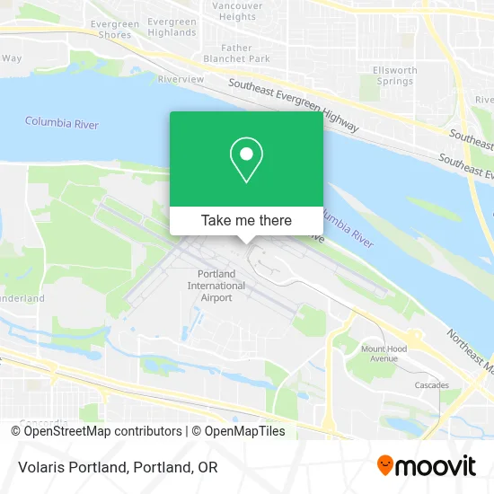 Volaris Portland map
