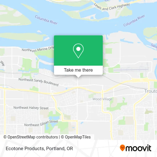 Ecotone Products map