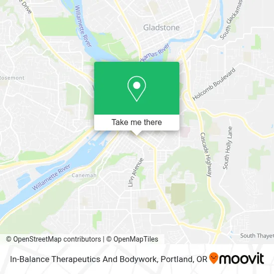 In-Balance Therapeutics And Bodywork map