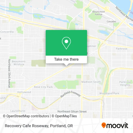 Recovery Cafe Roseway map