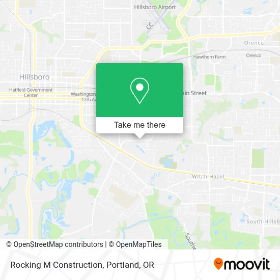 Rocking M Construction map