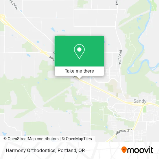 Harmony Orthodontics map