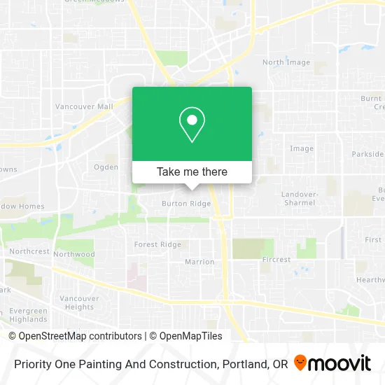 Priority One Painting And Construction map
