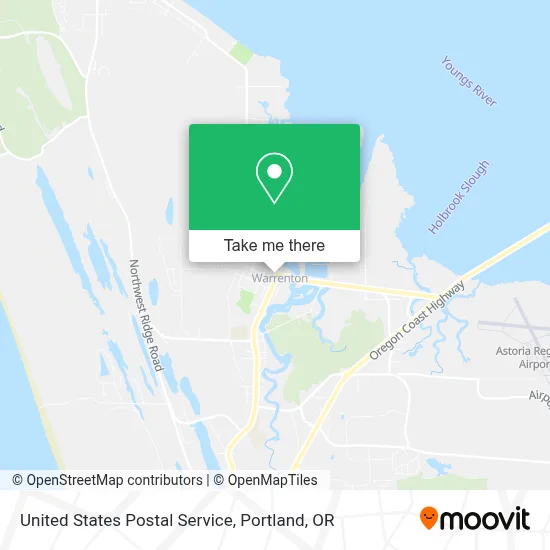 United States Postal Service map