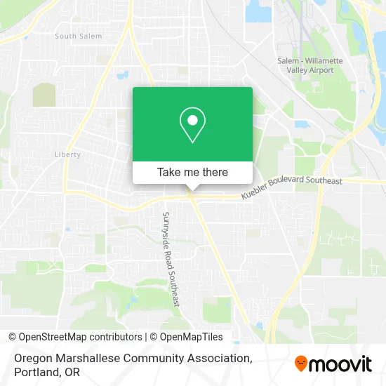 Oregon Marshallese Community Association map