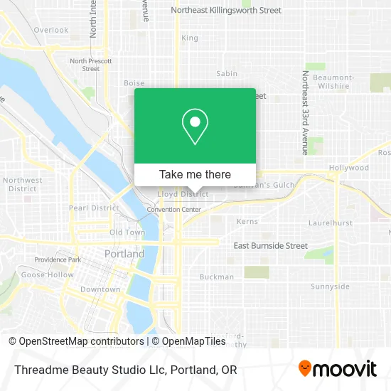Threadme Beauty Studio Llc map
