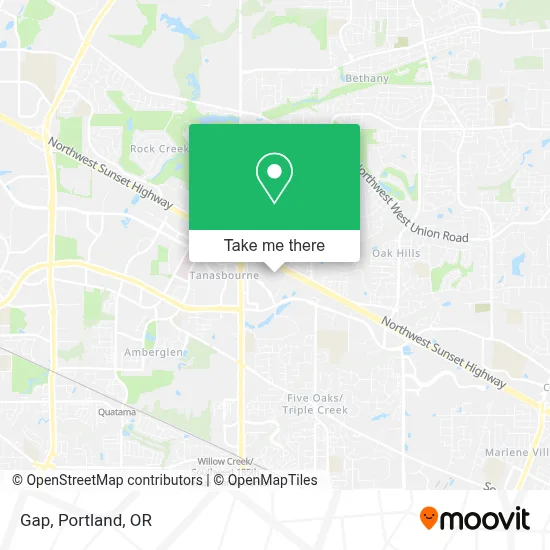 Gap map