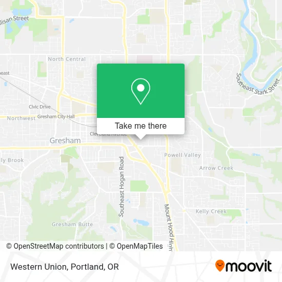 Western Union map