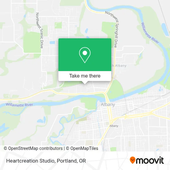 Heartcreation Studio map