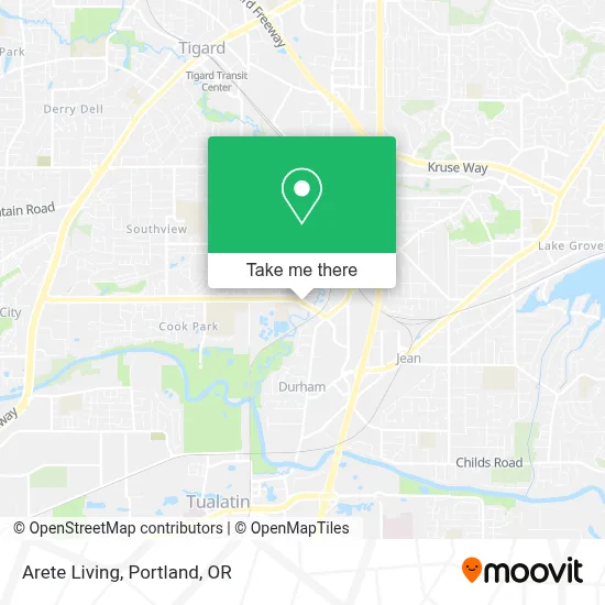 Arete Living map