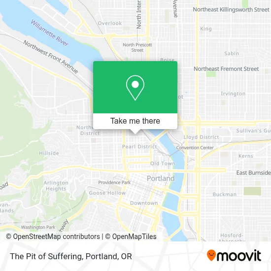 The Pit of Suffering map