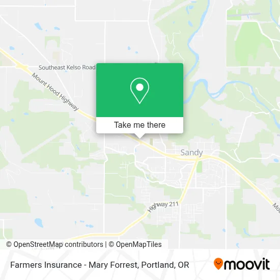 Farmers Insurance - Mary Forrest map