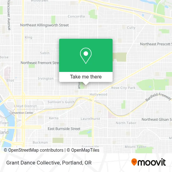 Grant Dance Collective map