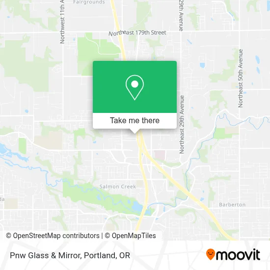 Pnw Glass & Mirror map