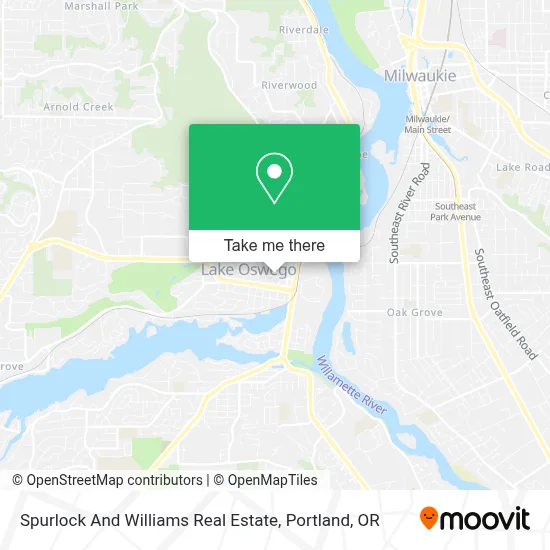 Spurlock And Williams Real Estate map